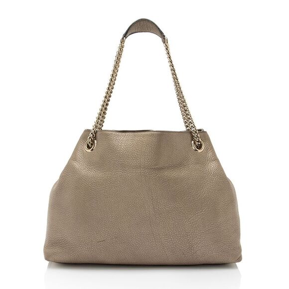 Gucci Metallic Leather Soho Medium Shoulder Bag - Picture 3 of 10